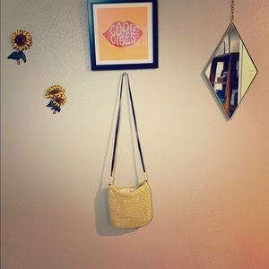 Small double leather strap small purse